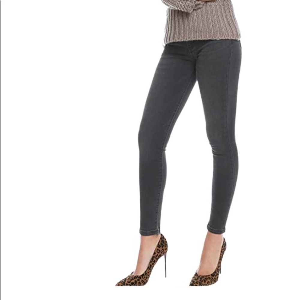 Flying Monkey Grey Distressed Jeans Grey 26 NWT